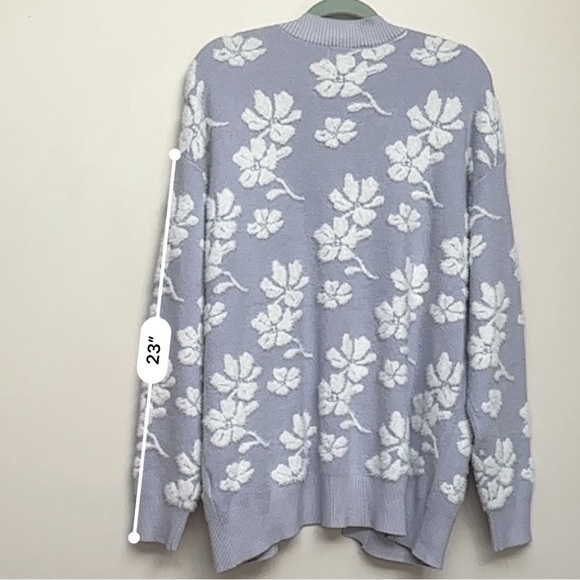 Gemma+Jane Floral Jacquard Cardigan Size Large - Picture 9 of 11